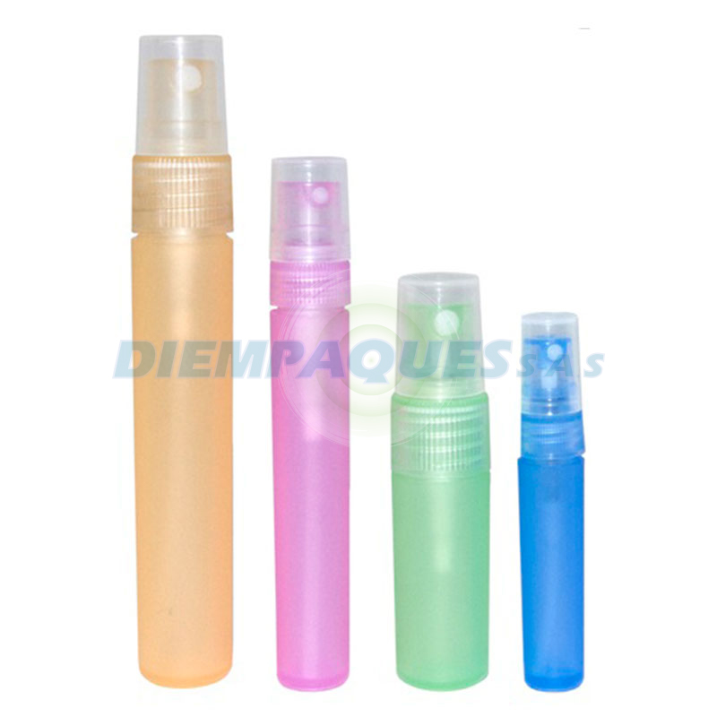 Perfumeros plásticos de colores